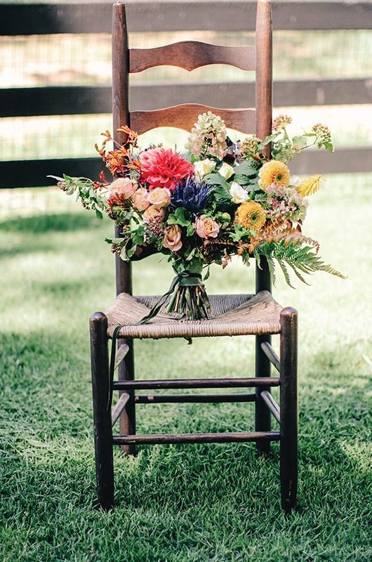 Whimsical Georgia Wedding Inspiration Chair