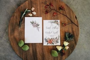 Whimsical Georgia Wedding Inspiration Invitations