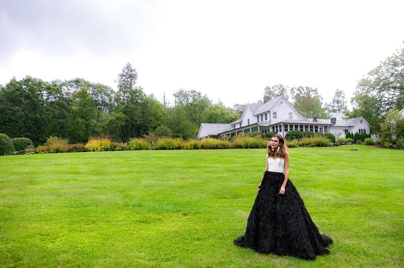 Cool Girl Wedding Dress Half Mile Farm Shot