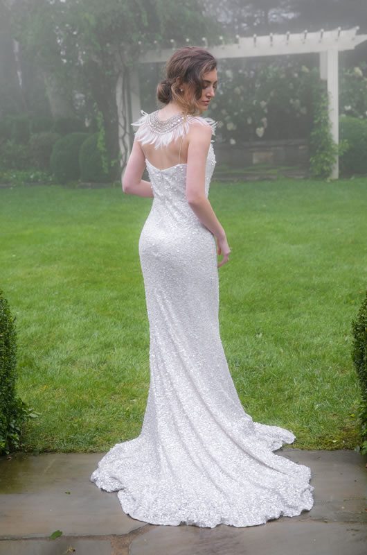 Dazzling Bridal Gown By Karen Willis Holmes Back