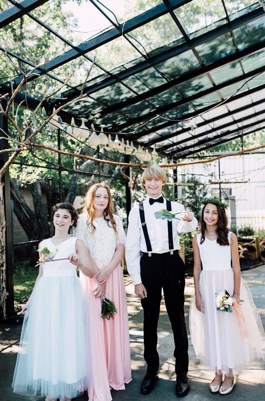 Kids Wedding Outfits At The Memphis Zoo Birds