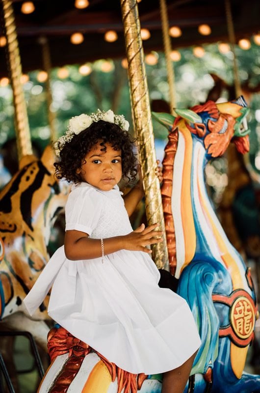 Kids Wedding Outfits At The Memphis Zoo Carousel