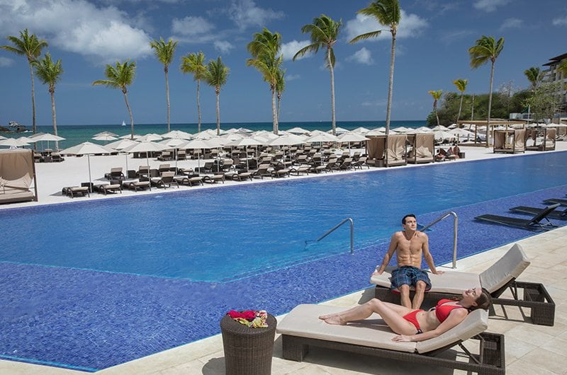 Royalton Resort View Of Beach From Pool