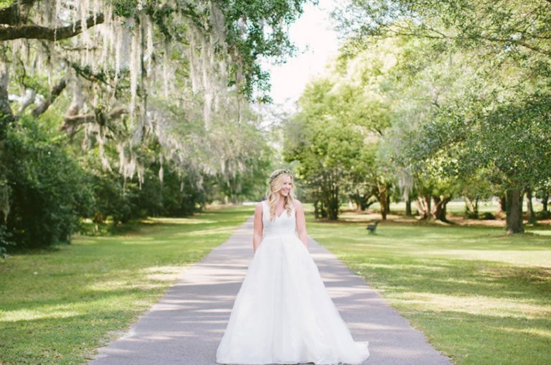 Summer Bridal Portrait Inspiration Bride Long Road