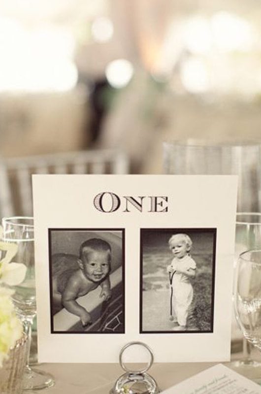 5 Ideas For Perfect Centerpieces Family Photo Centerpieces