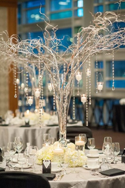 5 Ideas For Perfect Centerpieces Tall And Jeweled