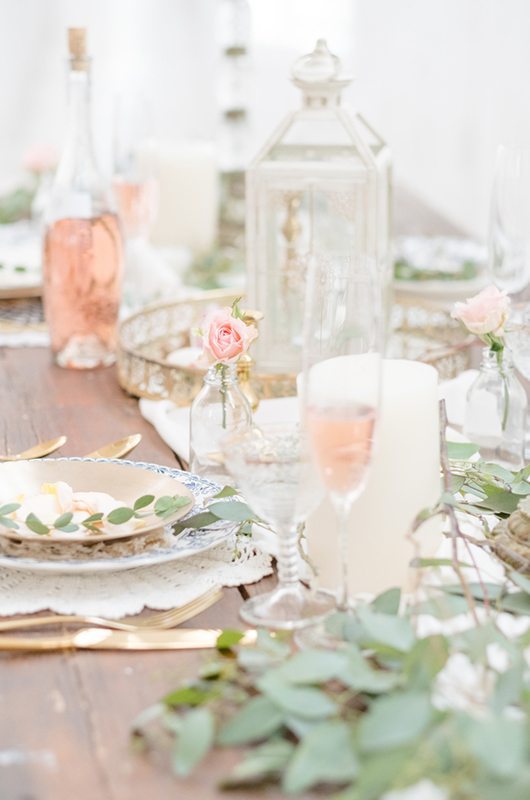 A Pinch Of Pink Place Setting Details
