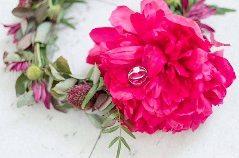 A Pinch Of Pink Ring And Flower Crown