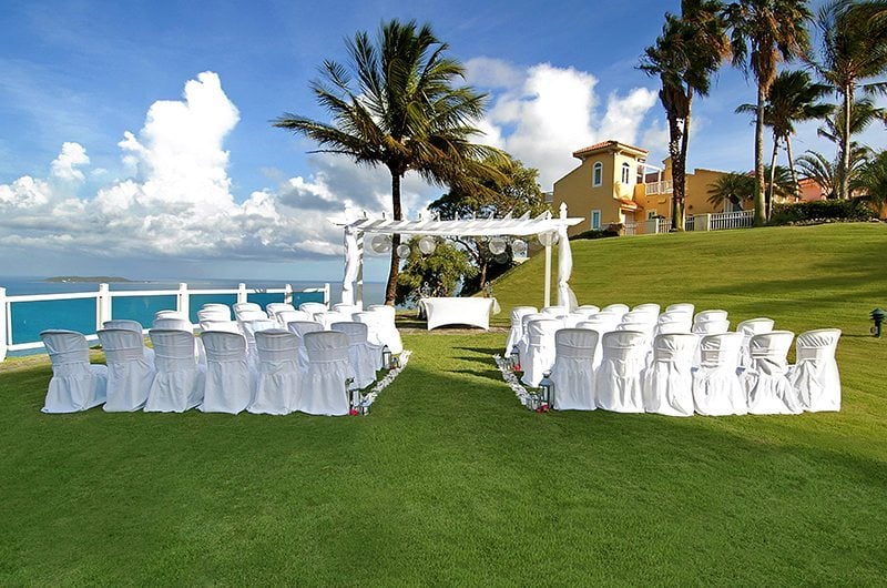 El Conquistador Puerto Rico Wedding Setup