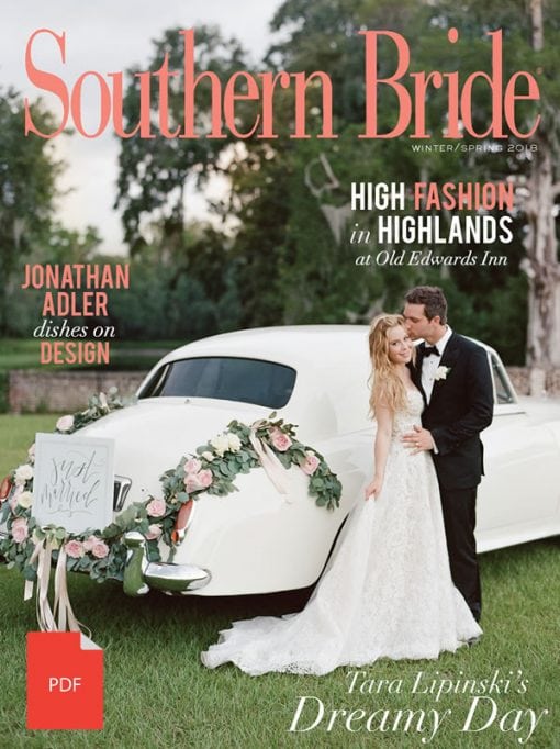 Southern Bride Magazine Spring 2018 Cover Pdf Web
