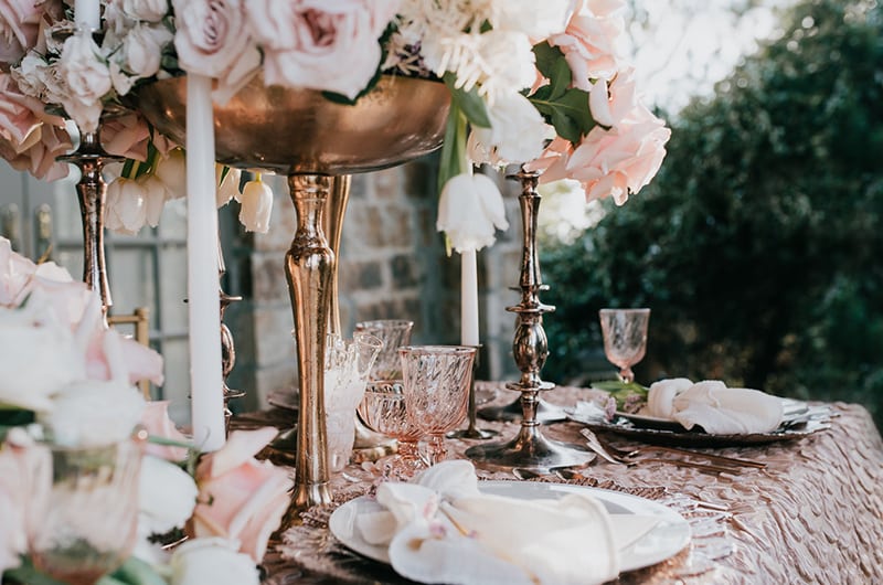 Rose Gold + Blush Wedding Inspiration