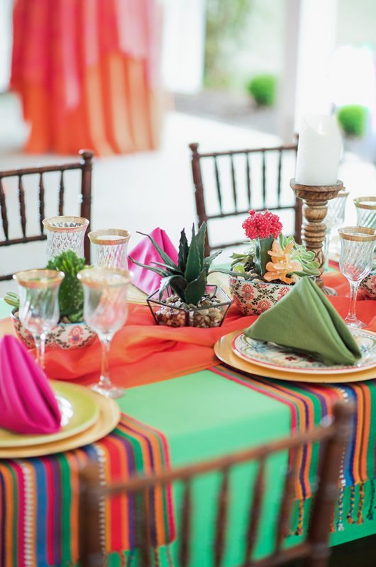 Mexican Wedding Inspiration Table Details