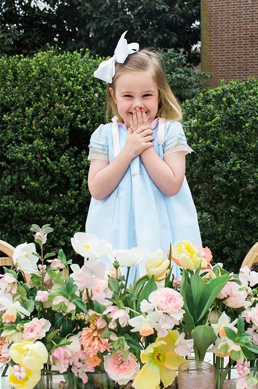 Spring Styled Shoot Girl Laughing