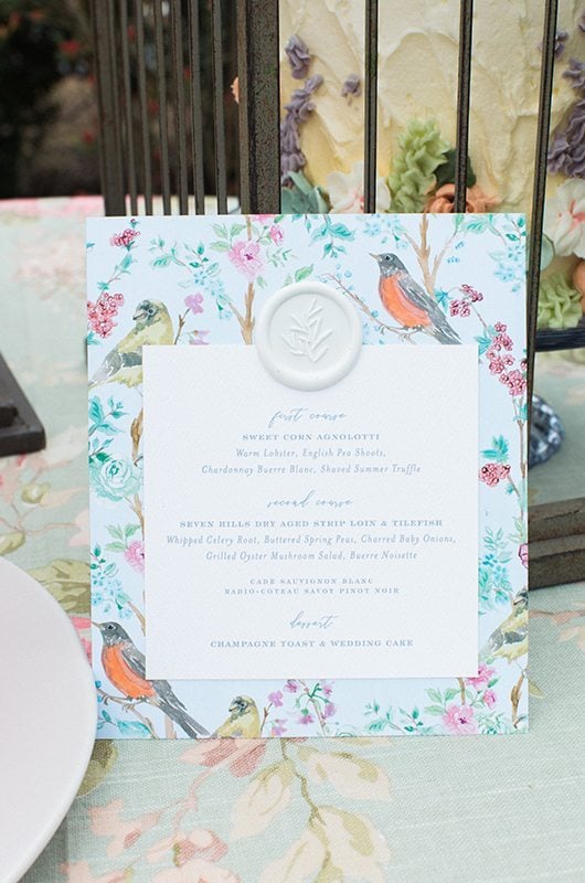 Spring Styled Shoot Invitation UpRight