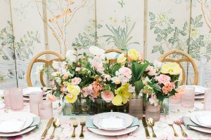 Spring Styled Shoot Table Wide Shot