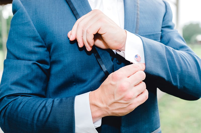 Emma 4th Of July Groom Cuff