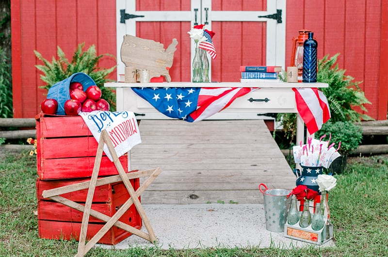 Emma 4th Of July Table Setup