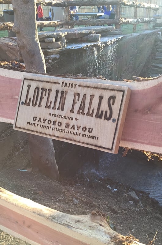 Loflin Yard Venue Falls Sign