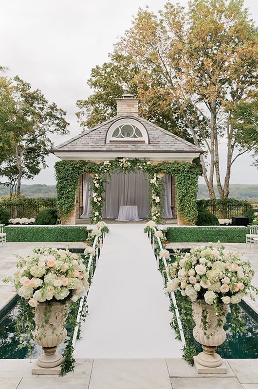 Mattie Jackson Wedding Ceremony Arch