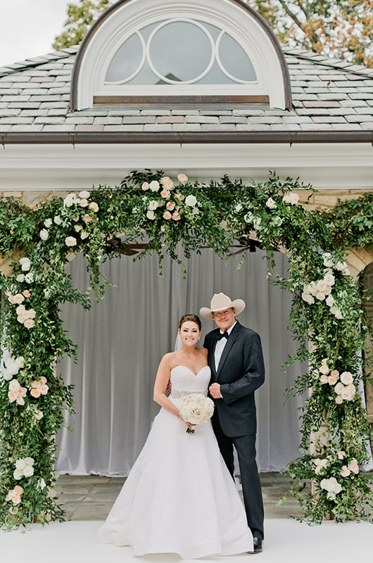 Mattie Jackson Wedding Ceremony Dad And Bride