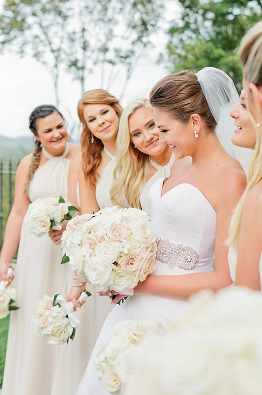 Mattie Jackson Wedding Party Bride And0bridesmaids