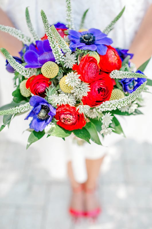 Nikki Ogden 4th July Flowers Closeup