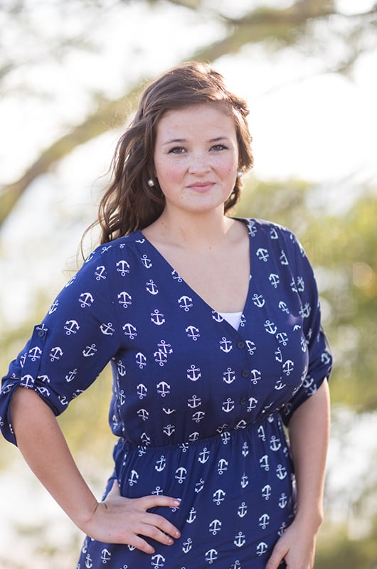 Patriotic Engagment Shoot Bride Portrait