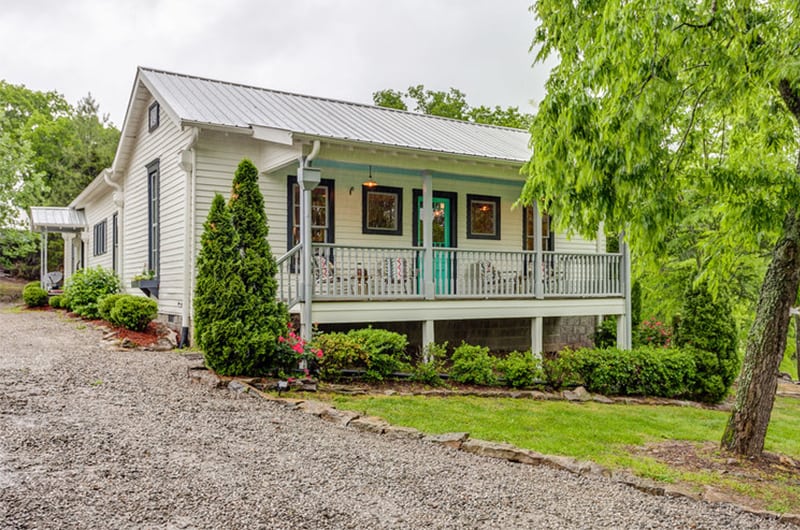 Pot And Kettle Cottages Outside Of House