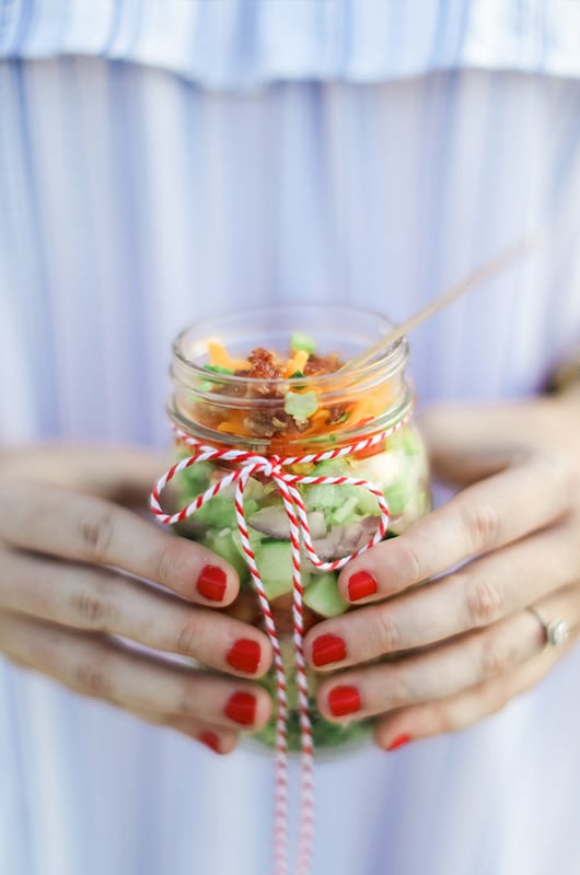 Southern Posies 4th Of July Shoot Holding Jar