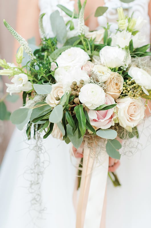 Spanish Moss Bride Bouquet