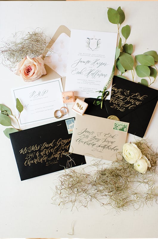 Spanish Moss Invitations