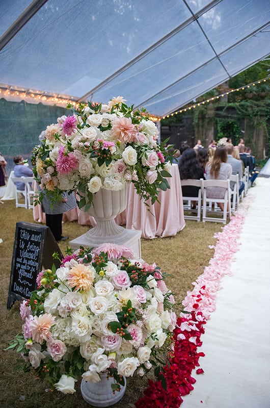 Casey Holmes Wedding Ceremony Aisle