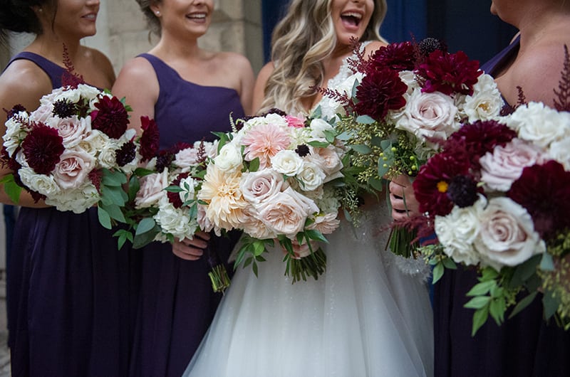 Casey Holmes Wedding Ceremony Bouquets