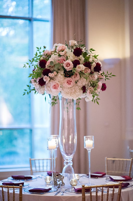 Casey Holmes Wedding Ceremony Centerpiece