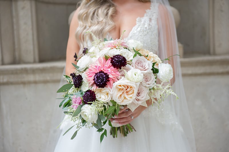 Casey Holmes Wedding Ceremony Flowers