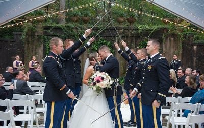 Exclusive Look At Casey Holmes Elegant Military Wedding: Part 2