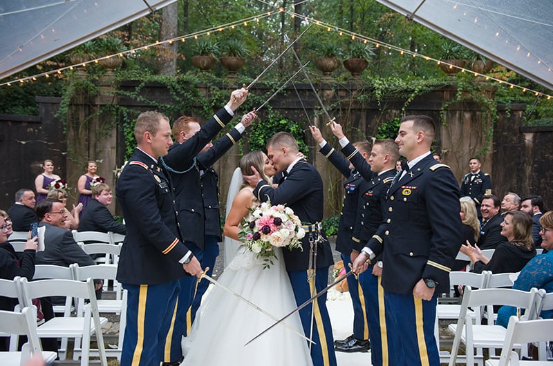 Exclusive Look At Casey Holmes Elegant Military Wedding: Part 2