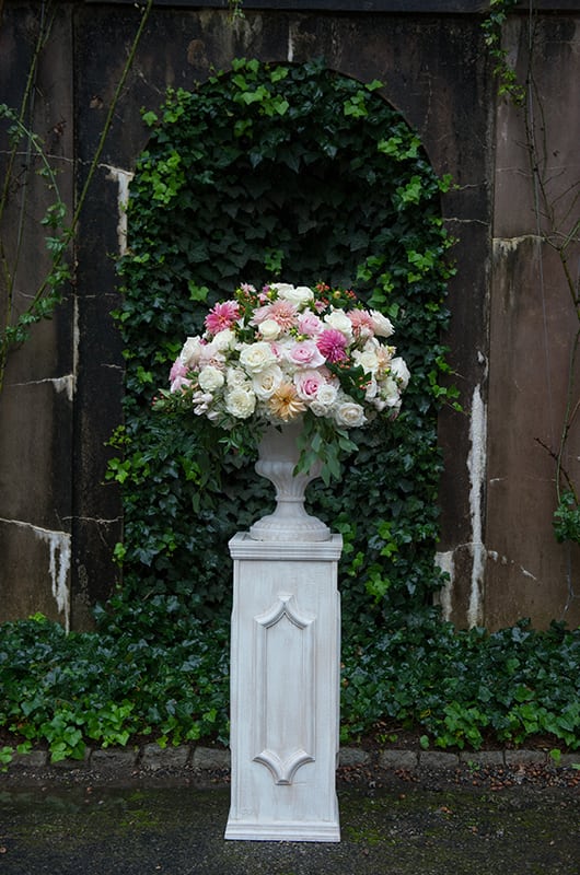 Casey Holmes Wedding Ceremony Lots Of Flowers