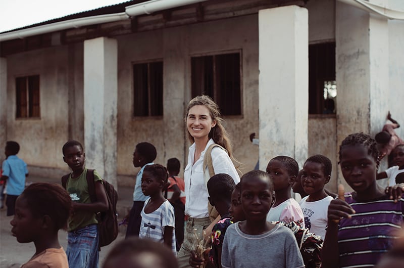 FEED Lauren Bush Smile In Crowd