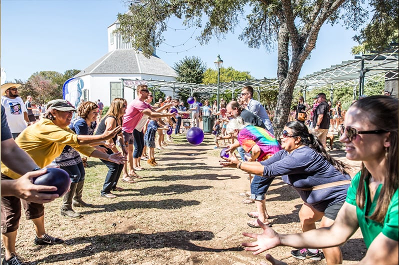 Fredericksburg Texas Balloon Toss