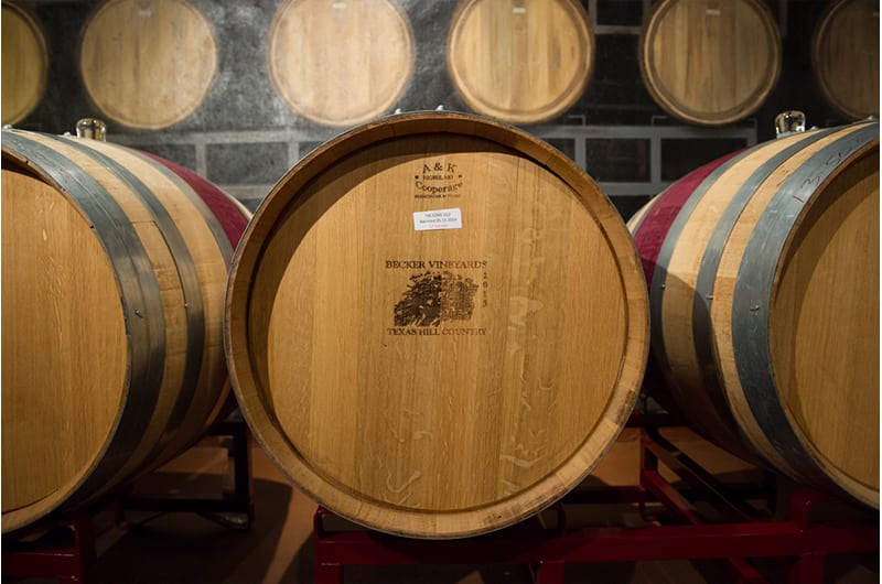 Fredericksburg Texas Wine Barrel