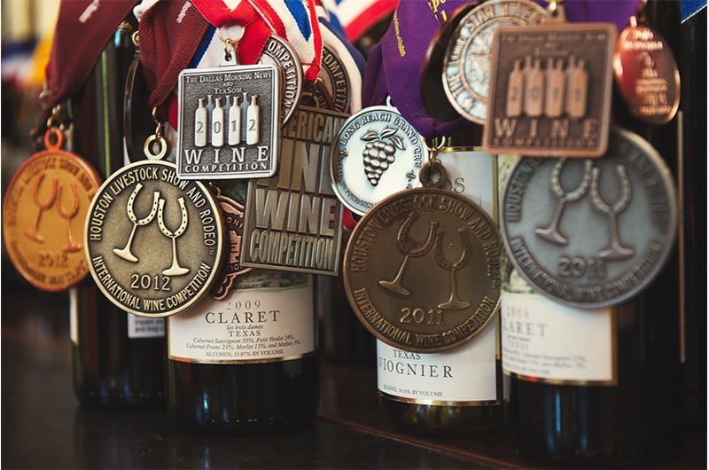 Fredericksburg Texas Wine Medals
