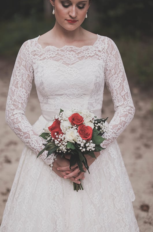 Marissa Bridal Portraits Flower Focus