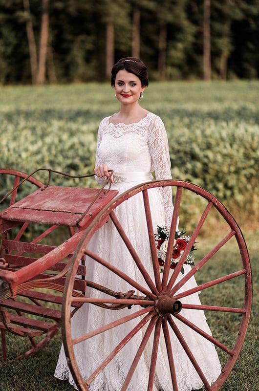 Marissa Bridal Portraits Wheel