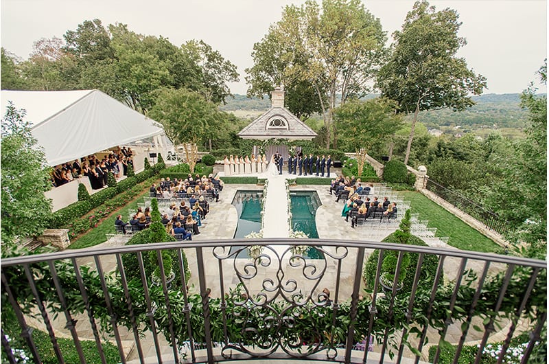 Mattie Jackson Ceremony Backyard Above