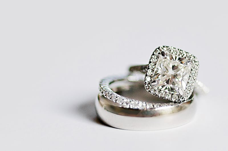 Mattie Jackson Wedding Rings Closeup