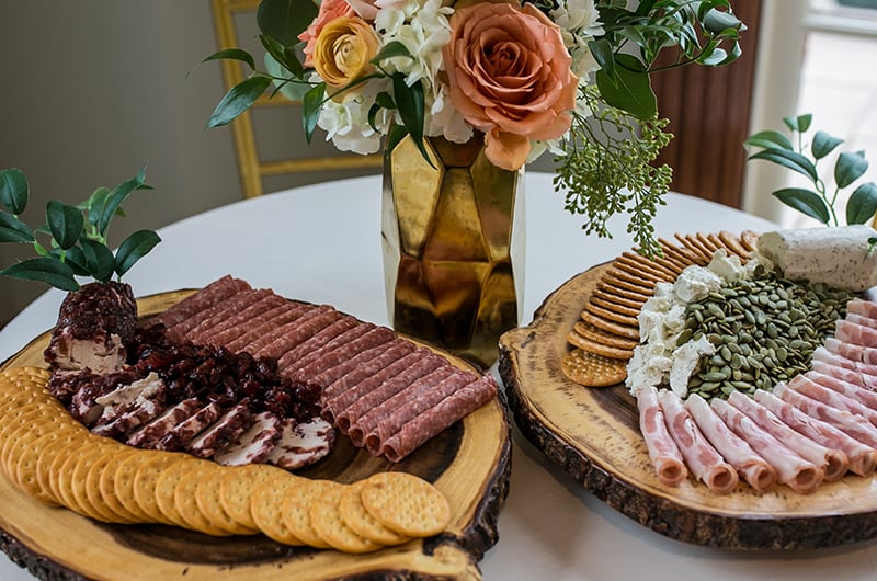 Riverview Room Venue Food Tray