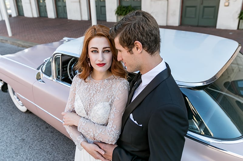 Winnie Dress Car With Couple