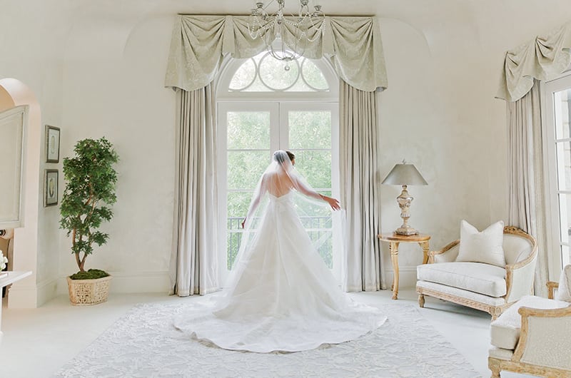 Mattie Jackson Wedding Getting Ready Bridal In Dress