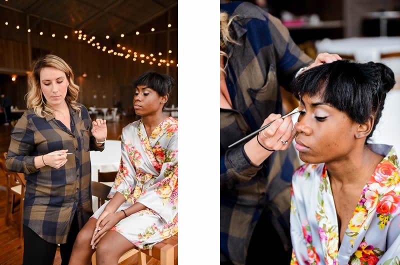 2018 Bridesmaids Dresses Makeup